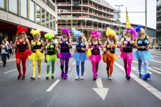 DEU Germany Germany Berlin Christopher Street Day is travelling through the city. Gays, lesbians,