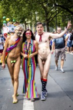 DEU Germany Germany Berlin Christopher Street Day is travelling through the city. Gays, lesbians,