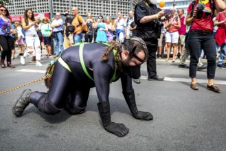DEU Germany Germany Berlin Christopher Street Day is travelling through the city. Gays, lesbians,