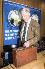 DEU Germany Germany Berlin AFD lead candidate Alexander Gauland during a press conference on asylum