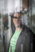 DEU Germany Germany Berlin Portrait of Ijoma Alexander Mangold, literary critic and author