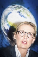 DEU Germany Germany Berlin AFD lead candidate Alice Weidel during a press conference on asylum and
