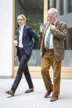 DEU Germany Germany Berlin The AFD's leading candidates Alexander Gauland and Alice Weidel in front