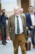DEU Germany Germany Berlin AFD lead candidate Alexander Gauland after a press conference on asylum