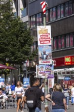 DEU Germany Germany Berlin Election posters on Wilmersdorfer Strasse