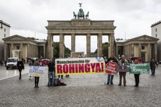 DEU Germany Germany Berlin Protest against the expulsion of the Rohingya in front of the