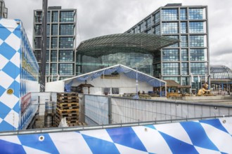 DEU Germany Germany Berlin Tent for the Oktoberfest at the main railway station