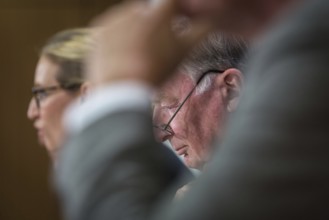 DEU Germany Germany Berlin AFD press conference on environmental policy with Alexander Gauland and