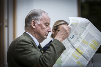 DEU Germany Germany Berlin AFD press conference on environmental policy with Alexander Gauland and