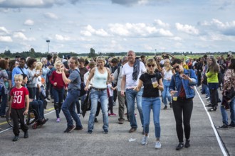 DEU Germany Germany Berlin Performances and dance by the Volksbühne ensemble at Tempelhof Airport