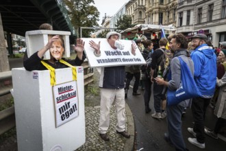 DEU Germany Germany Berlin Demonstration 'Who owns the city' by music fans and club goers through