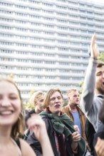 DEU Germany Germany Berlin Demonstration 'Who owns the city' by music fans and club goers through
