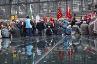 DEU Germany Germany Dresden Pegida demonstration in the city centre