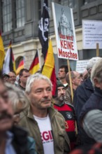 DEU Germany Germany Dresden Pegida demonstration in the city centre