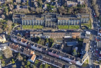 Aerial view, St. Georg Senioren Wohnanlage Wörthstraße, Baukau, Herne, Ruhr area, North