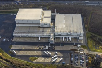 Aerial view, Nordfrost logistics centre, former colliery Unser Fritz, Am Malakowturm, Unser Fritz,