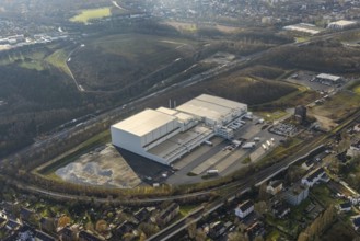 Aerial view, Nordfrost logistics centre, former colliery Unser Fritz, Am Malakowturm, Unser Fritz,