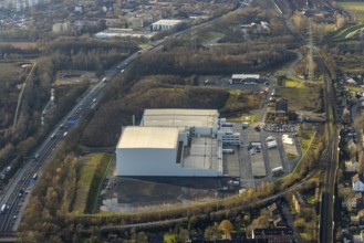Aerial view, Nordfrost logistics centre, former colliery Unser Fritz, Am Malakowturm, Unser Fritz,