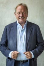 DEU Germany Germany Berlin The federal chairman of the Verdi trade union, Frank Bsirske, poses in