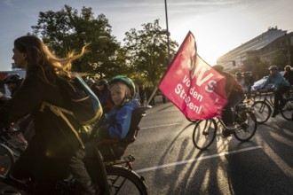 DEU Germany Germany Berlin Protests for climate protection.bike demo at Ernst-Reuter-Platz