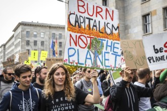 DEU Germany Germany Berlin Protests for climate protection
