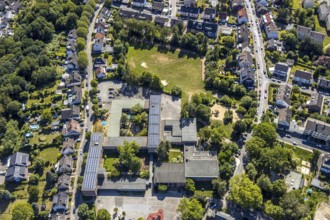 Aerial photo, GGS Oberwinzerfeld, AWO day-care centre Winz-Baak, Hattingen, Ruhr area, North