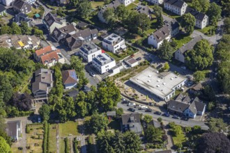 Aerial view, Ev. Familienzentrum Arche Noah, Blankenstein, Hattingen, Ruhr Area, North