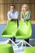 DEU Germany Germany Berlin Kirsten Kappert-Gonther and Cem Özdemir are running for the leadership