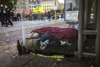 DEU Germany Germany Berlin Demonstration against rent increases and gentrification Protest march