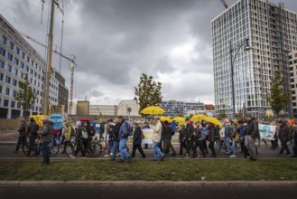 DEU Germany Germany Berlin Demonstration against rent increases and gentrification: protesters walk