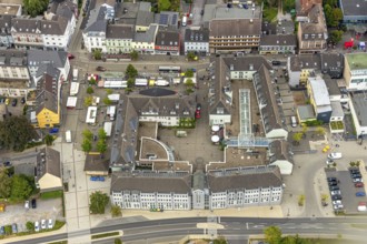 Aerial view, town hall Heiligenhaus, Heiligenhaus, Ruhr area, North Rhine-Westphalia, Germany,