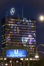 DEU Germany Germany Berlin Light projections and art installations for the 30th anniversary of the