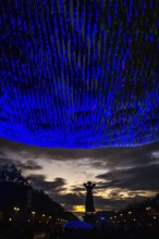 DEU Germany Germany Berlin Light projections and art installations to mark the 30th anniversary of