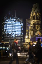 DEU Germany Germany Berlin Light projections and art installations for the 30th anniversary of the