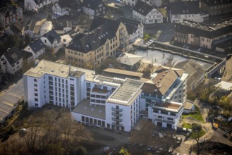 Aerial photo, retirement home GVS Herdecke, primary school, Robert-Bonnermann-Schule, Herdecke,