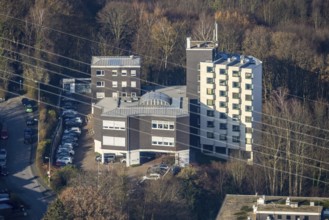 Aerial photo, Ambulanticum Herdecke, Herdecke, Ruhr area, North Rhine-Westphalia, Germany, DE,