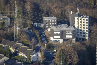 Aerial photo, Ambulanticum Herdecke, Herdecke, Ruhr area, North Rhine-Westphalia, Germany, DE,