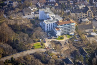 Aerial photo, retirement home GVS Herdecke, Herdecke, Ruhr area, North Rhine-Westphalia, Germany,