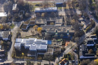 Aerial photo, Grunschule Werner Richard Schule, Realschule am Bleichstein, Herdecke, Ruhr area,
