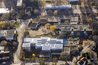 Aerial photo, Grunschule Werner Richard Schule, Realschule am Bleichstein, Herdecke, Ruhr area,