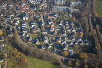 Aerial photo, settlement, Westende, Herdecke, Ruhr area, North Rhine-Westphalia, Germany, DE,