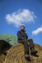 DEU Germany Germany Vetschau The farmer Heiner Lütke Schwienhorst on his farm in Ogrosen
