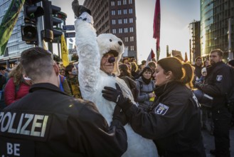 DEU Germany Germany Berlin Protesters of the Extinction Rebellion movement during the occupation of