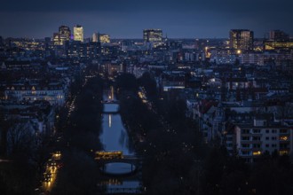 DEU Germany Germany Berlin View across the Landwehr Canal to Potsdamer Platz