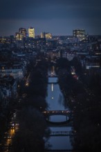 DEU Germany Germany Berlin View across the Landwehr Canal to Potsdamer Platz