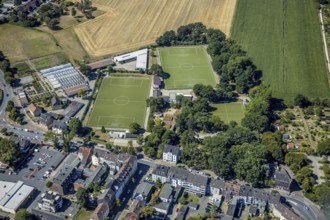 Aerial view, sports ground Horsthauser Str. I, Herne, Ruhr area, North Rhine-Westphalia, Germany,