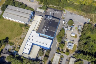 Aerial photo, SUEZ Remediation GmbH, Südstraße 41, Herne, Ruhr area, North Rhine-Westphalia,