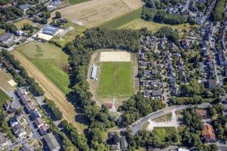 Aerial photo, Sodingen stadium sports facility, Herne, Ruhr area, North Rhine-Westphalia, Germany,