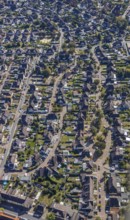 Aerial view, housing estate Höderlinstraße, Neefstraße, Werries, Hamm, Ruhr area, North