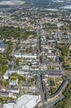 Aerial view, City of Herne - Department Children-Youth-Family, ChristusKirche Wanne, Gymnasium